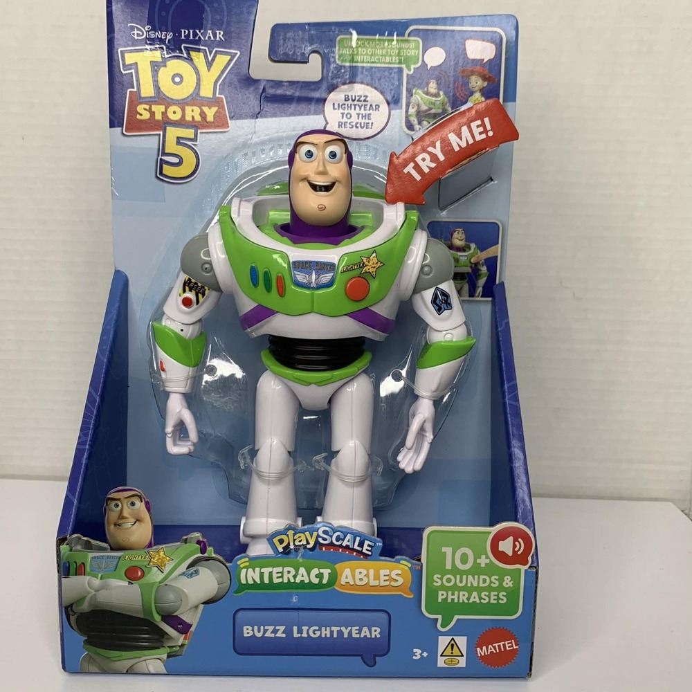 Mattel Disney and Pixar Toy Story 5 Interactables 7 Inches, Multicolor